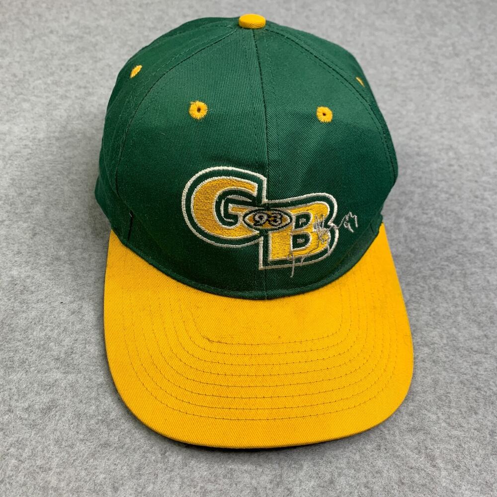 Vintage 1990s Green Bay Packers Gilbert Brown 93 NFL Burger King Snap Back Hat